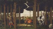Sandro Botticelli rNovella di Nastagio degli Onesti oil painting on canvas